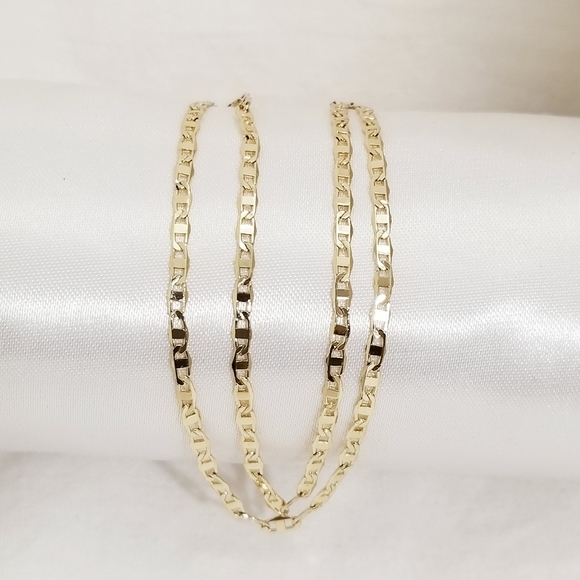 Hamsa Hand with blue Evil Eye Women's Necklace. 14K Gold Plated. New - Picture 4 of 5